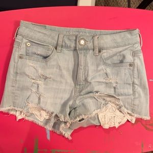 American Eagle jean shorts
